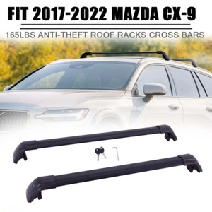 Fits for Mazda CX-9 CX9 2017-2022 Crossbar Cross bar Cargo Carrier Lockable - Picture 1 of 18