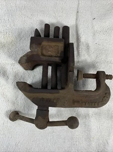 Vintage Luther Clamp-on Vise  Milwaukee ~ V20, **for restoration** - Picture 1 of 8