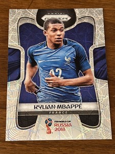 2018 Prizm World Cup Panini Mojo Kylian Mbappe #80 RC Rookie France Soccer