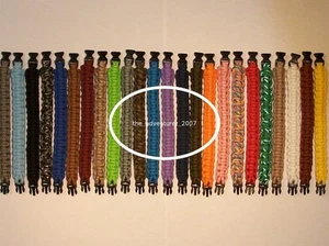 paracord bracelet choose from twelve colours and any size required - Picture 1 of 13