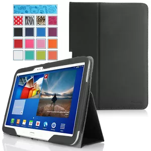 MoKo Samsung Galaxy Tab 4 (10,1 / 8 / 7) Zoll Hülle Case - Auto Sleep - Slim Klappbar - Bild 1 von 39