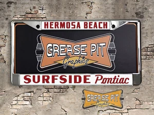 Surfside Pontiac Hermosa Beach License Plate Frame - Picture 1 of 3