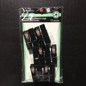 Recollections La Fleur Clothespins Embellishments 12 Pc 1.75” X .50” New - Picture 1 of 2