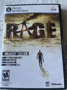 Rage - Anarchy Edition (PC, 2011, 3-Disc Set, Activation Code inside case) - Picture 1 of 2
