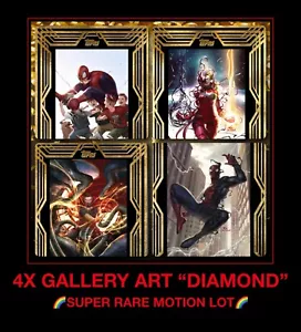 Topps Marvel Gallery Juego de Movimiento 4x LOTE Tarjeta Digital de Coleccionar SPIDERMAN DR STRANGE - Imagen 1 de 8