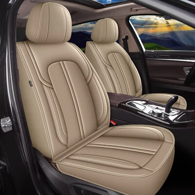 Fit for Infiniti QX60 2014-2020 Car Front Row Seat Covers Faux Leather Cushion Foto 1 de 4