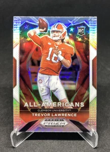 2021 Panini Prizm Draft Picks Trevor Lawrence Rookie All Americans Silver Prizm - Picture 1 of 2