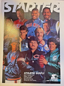 1985 Magazine Advertisement Starter Athletic Apparel - Picture 1 of 2