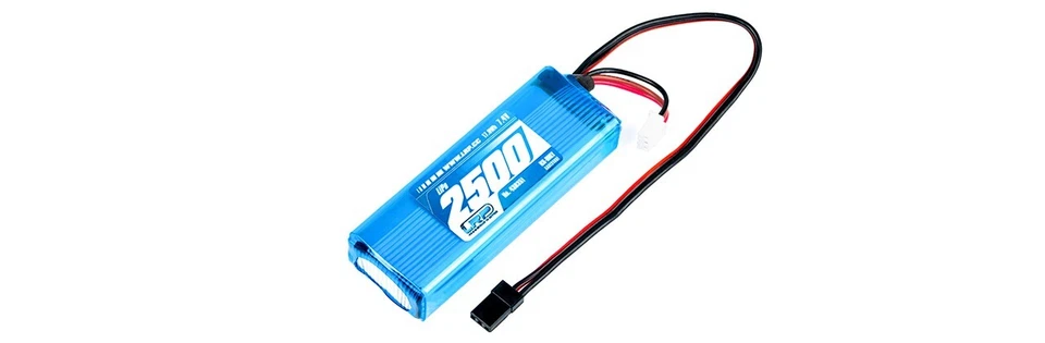 LRP LiPo 2500 RX-Pack 2/3A Straight 7.4V / TX Futaba T7/T10PX LRP430351 - Image 1 of 1