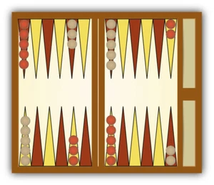 Backgammon Tisch Auto Autoaufkleber Aufkleber - ''GRÖSSEN'' - Bild 1 von 1