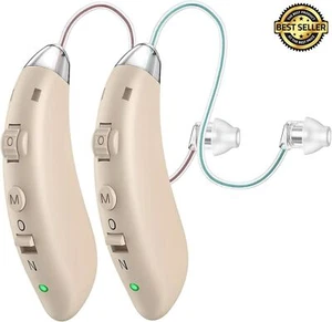 Hearing Aids For Seniors,Invisible Rechargeable Amplifier With Noise Cancelling - Picture 1 of 7