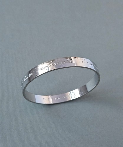 "Bracciale Kate Spade This Is The Year To Idioma Bracciale Sposa Tono Argento 2 5"