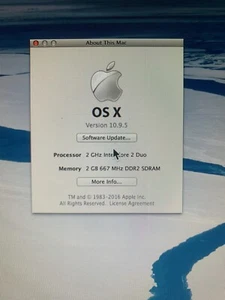 Apple iMac A1224 20" (250 GB SSD, Intel Core 2 Duo, 2.00 GHz, 2 GB)... - Picture 1 of 4