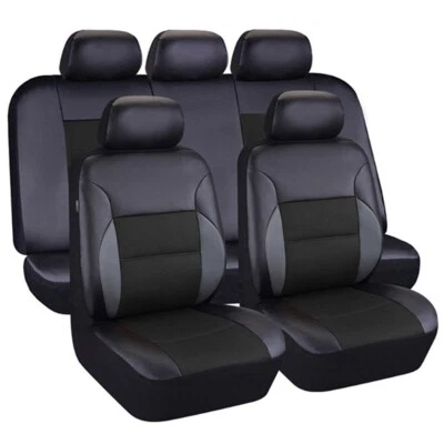 5 Seats Car Seat Cover Front Rear Full Set Cushion Fit For Honda Civic 2001-2022 Foto 1 de 4