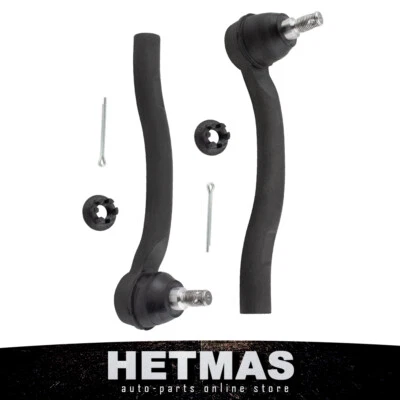 For 2007-2013 Acura MDX ZDX Honda Pilot Set of 2 Left & Right Outer Tie Rod Ends - Image 1 of 4