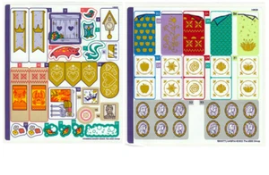 LEGO STICKER SHEET 1+2 ONLY 43205 ULTIMATE ADVENTURE CASTLE of set New & Genuine - Picture 1 of 1