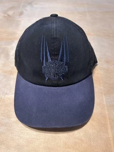Gorra Harley Davidson vintage con tirantes - talla única - azul/negro - Imagen 1 de 10