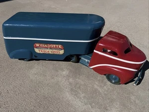 Remolque semirremolque Wyandotte Truck Lines raro de colección - Imagen 1 de 14