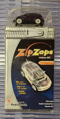Zip Zaps Micro RC Chrysler PT Cruiser 1:64 Scale 2002 Radio Shack - NEW - Image 1 of 4