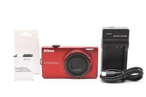 Nikon COOLPIX S6000 14,2 MP 7x optischer Zoom digitale Kompaktkamera rot Foto - Bild 1 von 12