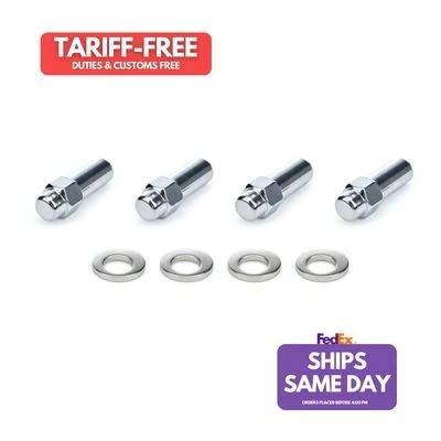 Gorilla 84187B, Juego de 4 piezas de rendimiento de acero cromado 4 tuercas Cragar Sst 1/2 Foto 1 de 4