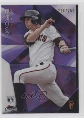 2015 Topps Finest Purple Refractor /250 Gary Brown #85 Rookie RC - Image 1 of 2