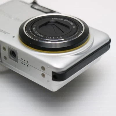 CASIO EXILIM EX-FC100 White Digital Camera Tested Japan - Image 1 of 3