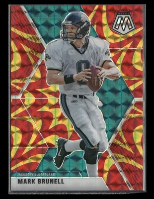 2020 Panini Mosaic #98 Mark Brunell Prizm Reactive Orange Jacksonville Jaguars - Image 1 of 2
