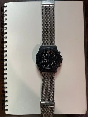 Black Bulova Marine Star Chronograph Men’s Watch - Image 1 of 4