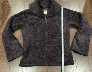 Patagonia Women's Vintage Dark Purple Retro Pile Zip Jacket Size Large - Picture 1 of 7