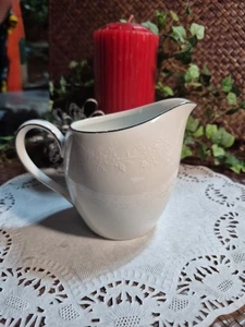 Ersatzstück - Milchkännchen Verzauberung Silberrand weißer Blumendruck 10 oz - Bild 1 von 4