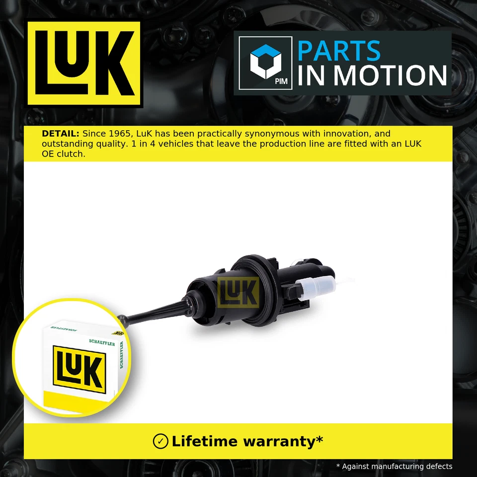 Clutch Master Cylinder fits VW TIGUAN 5N 2.0D 07 to 18 LuK 3AA721388 3C0721388J - Image 1 of 4