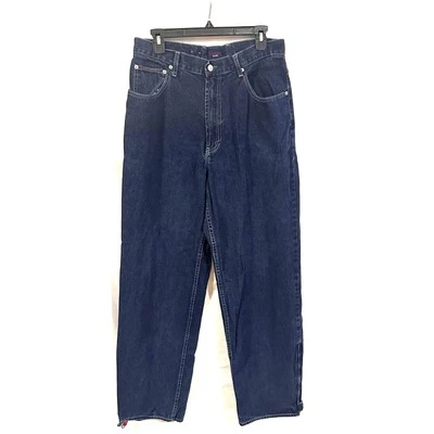 Jeans Tommy Hilfiger Vintage Talla 32x32 Cremalleras al Tobillo Sueltos Patinador Y2K Foto 1 de 4