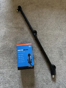 NEW Yeti Premium USB Microphone W/ Blue Voice AND Microphone Arm Logitech - Photo 1/3