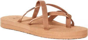 Sandalias Teva W Olowahu con correas rápidas veganas sin cordones para mujer en color tostado EE. UU. 5-10 - Imagen 1 de 6