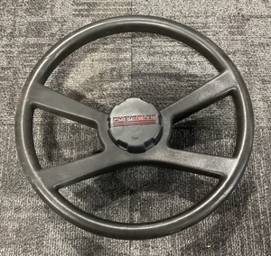 Chevrolet C/K 1500 GMC 1988-1994 negro imitación cuero volante OEM - Imagen 1 de 3