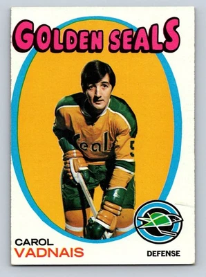 1971-72 Topps #46 Carol Vadnais California Golden Seals - NM - Image 1 of 2