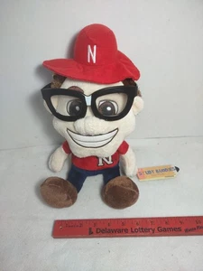 Nebraska Lincoln Cornhuskers Study Buddies Team Nerds Plüsch Football Sammlerstück - Bild 1 von 5