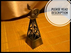 Vintage Miniature DieCast Metal Pencil Sharpener Farm Weather Vain - SOLD USED - Picture 1 of 12