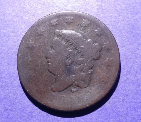 1816 Coronet Head Large Cent AG Cover