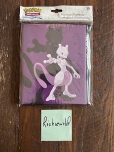 **NEU** ULTRA PRO Pokemon 4 Pocket Mewtwo Album Binder - für 40-80 Karten - Bild 1 von 3