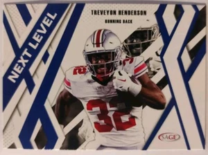 NFL Trading Card Football TreVeyon Henderson Ohio State Buckeyes 2024 Sage - Bild 1 von 2