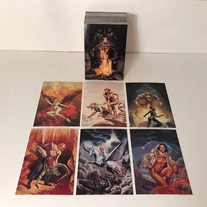 THE FANTASY ART OF ROWENA MORRILL (FPG 1993) Complete Trading Card Set BEAUTIFUL - Picture 1 of 3