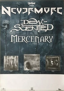 NEVERMORE DEW SCENTED MERCENARY 2005 Konzertplakat Poster gerollt - Sammlerstück - Bild 1 von 1