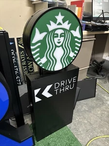 Starbucks Wayfinding Sign - Picture 1 of 2