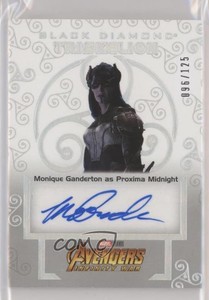 2021 Marvel Black Diamond Triskelion Monique Ganderton Proxima Midnight Auto 2k3