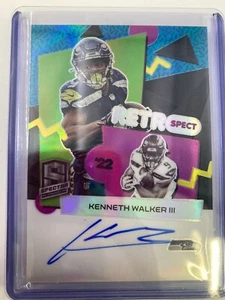 Panini Spectra Football 2024 Kenneth Walker Auto 27/50. - Bild 1 von 2