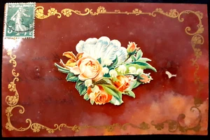 N°790/235 1 Carte Postale Ancienne Celluloïde Découpis Ecrite - Foto 1 di 2