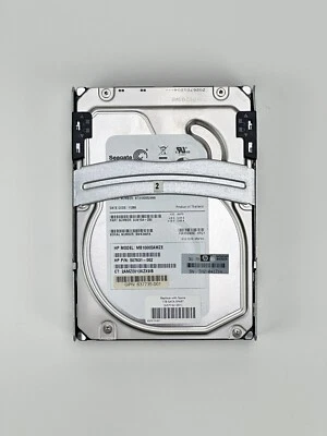 HP 1TB 7.2K SATA 3Gbps Midline LFF 3.5" Hard Drive 637742-001 QR Tray 3G - Image 1 of 4