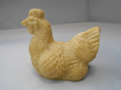 Figura de pollo de piedra jabonera tallada china vintage  Foto 1 de 4